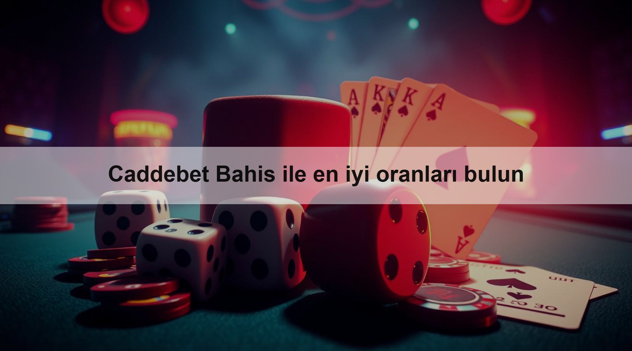 Caddebet Bahis ile en iyi oranları bulun 1 Caddebet Bahis ile en iyi oranları bulun