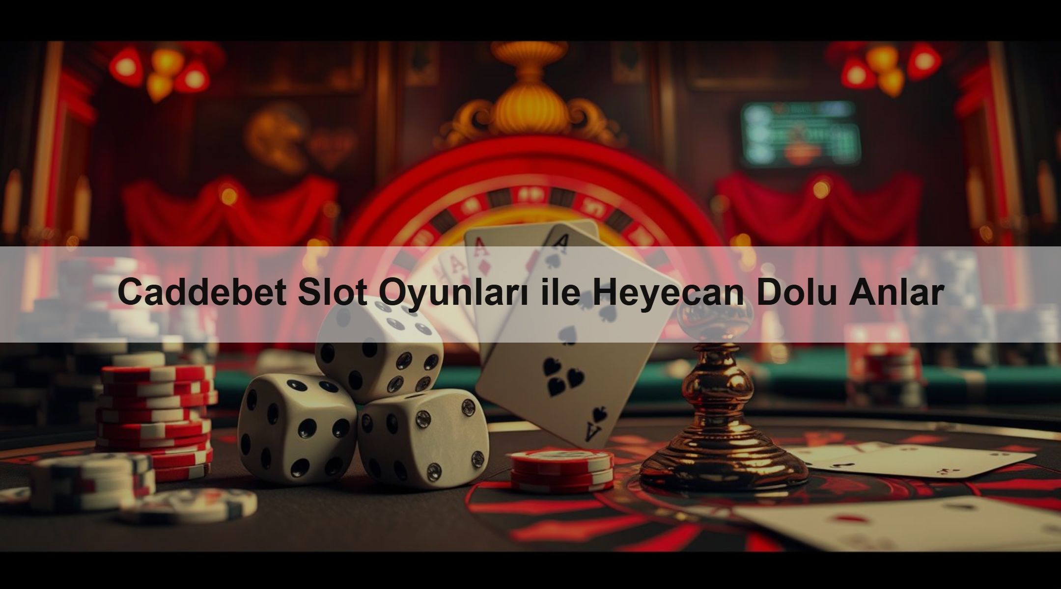 Caddebet Slot Oyunları ile Heyecan Dolu Anlar