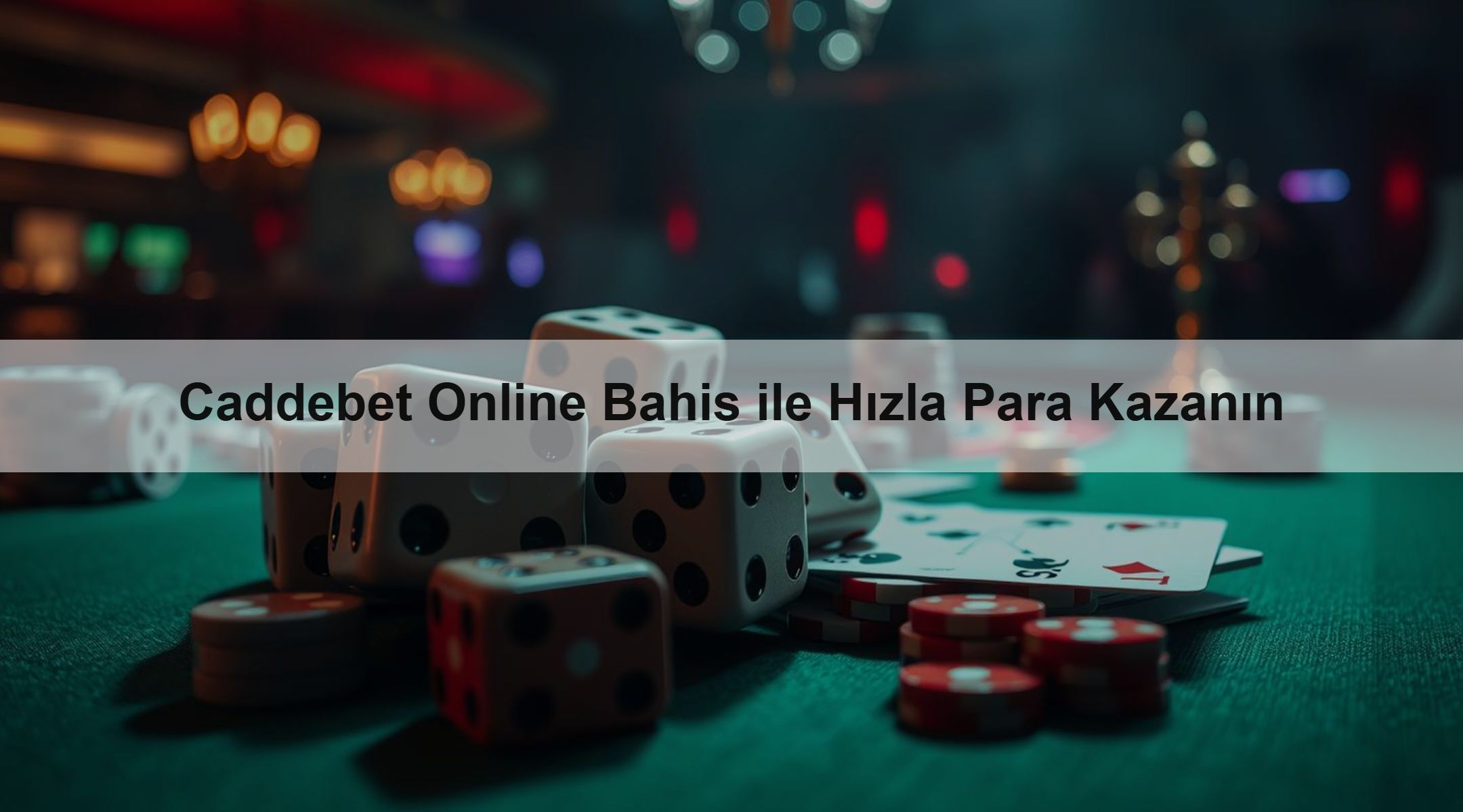 Caddebet Online Bahis ile Hızla Para Kazanın