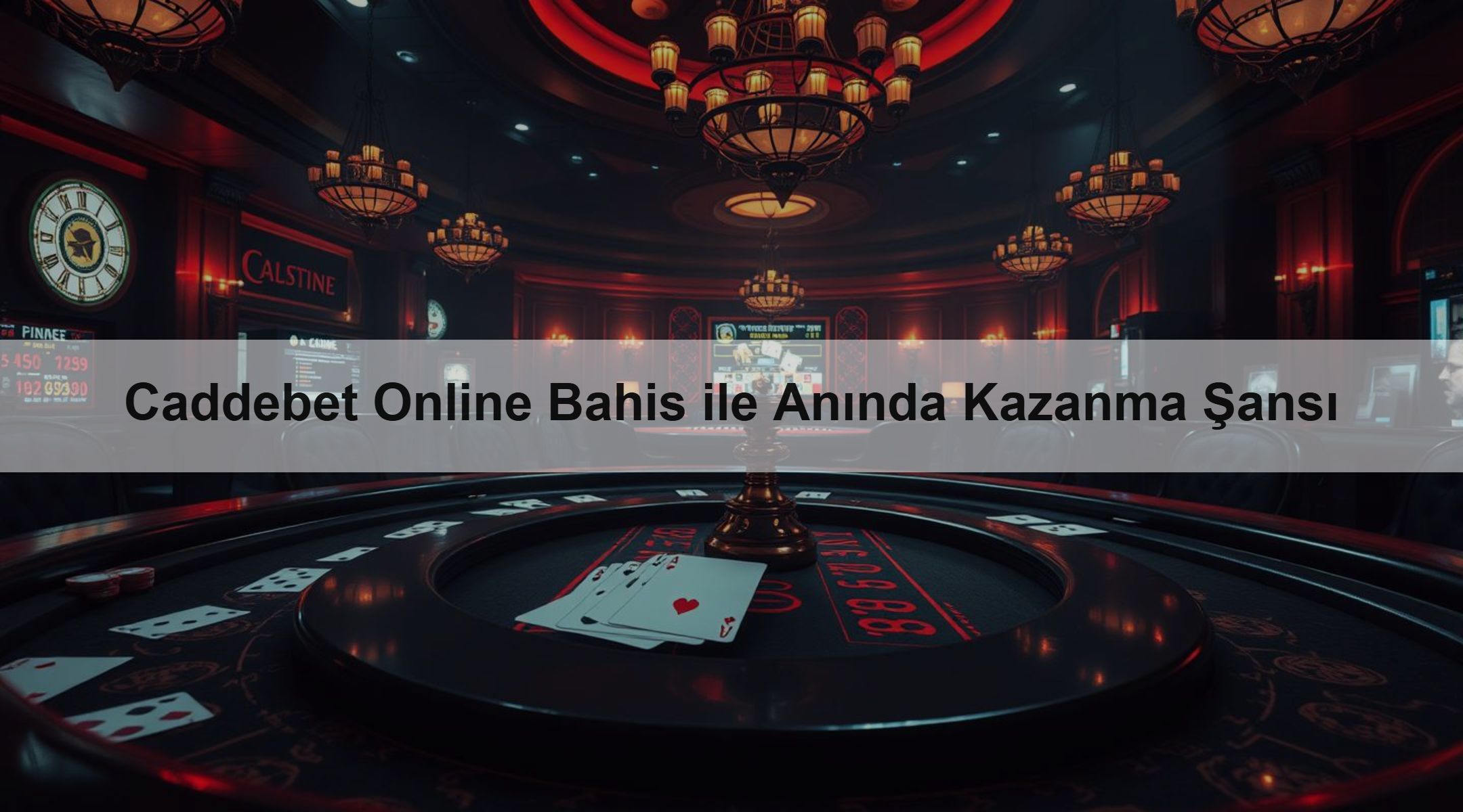 Caddebet Online Bahis ile Anında Kazanma Şansı