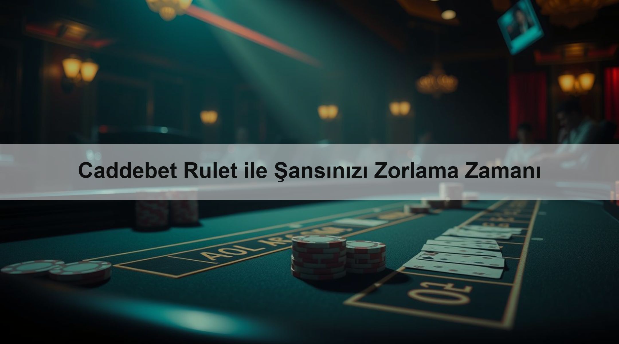 Caddebet Rulet ile Şansınızı Zorlama Zamanı 1 Caddebet Rulet ile Şansınızı Zorlama Zamanı