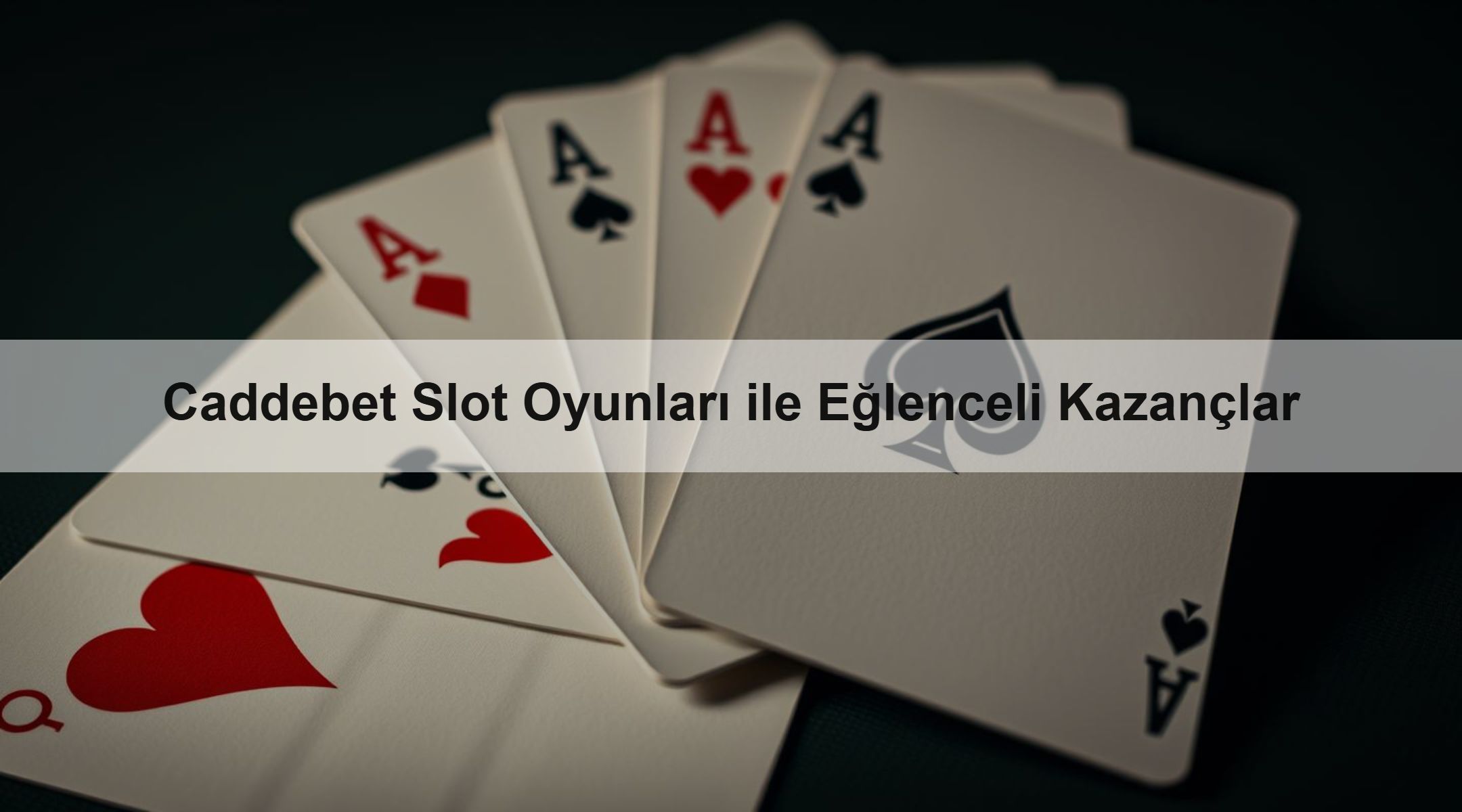 Caddebet Slot Oyunları ile Eğlenceli Kazançlar
