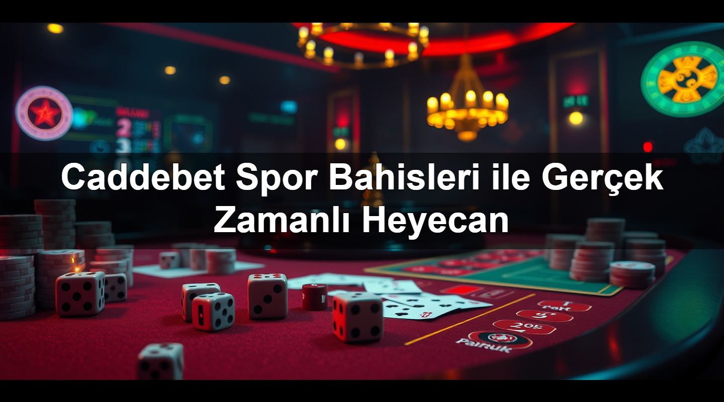 Caddebet Spor Bahisleri ile Gerçek Zamanlı Heyecan